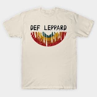 Vinyl Melted Leppard Vintage T-Shirt